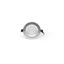  Plafonnier encastré COB94 constante de tension, argent brossé gradable