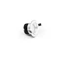  Plafonnier encastré COB94 constante de tension, argent brossé gradable