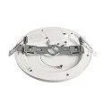 Deko-Light Plafonnier encastré ZAURAK 180 rond, constante de tension IP44, noir, argent, blanche 