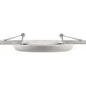Deko-Light Plafonnier encastré ZAURAK 180 rond, constante de tension IP44, noir, argent, blanche 