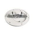 Deko-Light Plafonnier encastré ZAURAK 180 rond, constante de tension IP44, noir, argent, blanche 