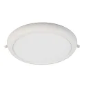 Plafonnier encastré ZAURAK 300 rond, constante de tension IP44, noir, argent, blanche 