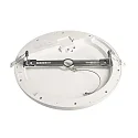 Deko-Light Plafonnier encastré ZAURAK 300 rond, constante de tension IP44, noir, argent, blanche 