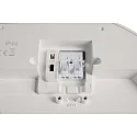 Deko-Light Plafonnier encastré ZAURAK 300 rond, constante de tension IP44, noir, argent, blanche 