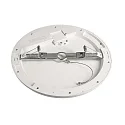 Deko-Light Plafonnier encastré ZAURAK 300 rond, constante de tension IP44, noir, argent, blanche 