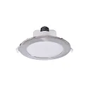 Deko-Light Plafonnier encastré ACRUX 195 CCT Switch, avec anneau décoratif IP20, argent, blanche gradable