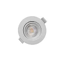 Deko-Light Downlight SMD-68-230V-ROUND pivotant, version pour montage encastré IP20, blanc trafic gradable