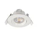 Downlight SMD-68-230V-ROUND pivotant, version pour montage encastré IP20, blanc trafic gradable