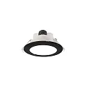Plafonnier encastré ACRUX 68 CCT Switch, avec anneau décoratif IP20, noir, blanche gradable