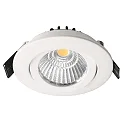 Projecteur encastré DIONE IP20 DTW 930-918 pivotant, Dim-To-Warm, câblé en continu IP20, blanche gradable