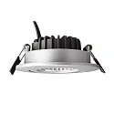 Deko-Light Projecteur encastré DIONE IP44 DIM 827 pivotant, câblé en continu IP44, argent gradable