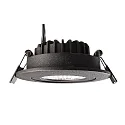 Deko-Light recessed spotlight DIONE IP44 DTW 930-918 swivelling, Dim-To-Warm, wired through IP44, black dimmable