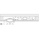 Deko-Light recessed spotlight DIONE IP44 DTW 930-918 swivelling, Dim-To-Warm, wired through IP44, black dimmable