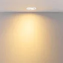 recessed spotlight SURTUR TILT 68 CCT swivelling, CCT Switch IP20/IP44, white dimmable