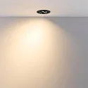 Deko-Light recessed spotlight SURTUR TILT 68 CCT swivelling, CCT Switch IP20/IP44, black dimmable