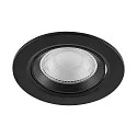 Deko-Light recessed spotlight SURTUR TILT 83 CCT swivelling, CCT Switch IP20/IP44, black dimmable