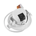 recessed spotlight SURTUR TILT 68 DTW swivelling, Dim-To-Warm IP20/IP44, white dimmable
