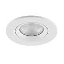 recessed spotlight SURTUR TILT 68 DTW swivelling, Dim-To-Warm IP20/IP44, white dimmable