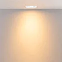 Projecteur encastré SURTUR TILT 83 DTW pivotant, Dim-To-Warm IP20/IP44, blanche gradable