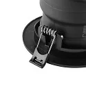 Deko-Light recessed spotlight SURTUR TILT 83 DTW swivelling, Dim-To-Warm IP20/IP44, black dimmable