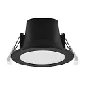 Downlight ACRUX PRO 68 rigide, CCT Switch, UGR < 19 IP20/ IP54, scintillant, noir gradable