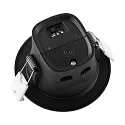 Deko-Light Downlight ACRUX PRO 68 rigide, CCT Switch, UGR < 19 IP20/ IP54, scintillant, noir gradable