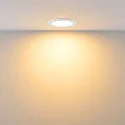 Downlight ACRUX PRO 82 rigide, CCT Switch, UGR < 19 IP20/ IP54, scintillant, blanche gradable
