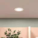Downlight ACRUX PRO 82 rigide, CCT Switch, UGR < 19 IP20/ IP54, scintillant, blanche gradable