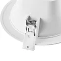 Downlight ACRUX PRO 120 rigide, CCT Switch, UGR < 19, multipower IP20/ IP54, scintillant, blanche gradable