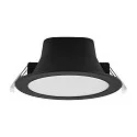 Downlight ACRUX PRO 120 rigide, CCT Switch, UGR < 19, multipower IP20/ IP54, scintillant, noir gradable
