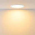 Downlight ACRUX PRO 190 rigide, CCT Switch, UGR < 19, multipower IP20/ IP54, scintillant, blanche gradable