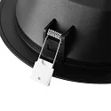 Deko-Light Downlight ACRUX PRO 190 rigide, CCT Switch, UGR < 19, multipower IP20/ IP54, scintillant, noir gradable