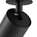 Deko-Light recessed spotlight CAN TILT ROUND SINGLE 1 flame, round, cardanic swivelling GU10 IP20, black