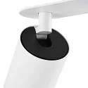 recessed spotlight CAN TILT ROUND DOUBLE 2 flames, round, cardanic swivelling GU10 IP20, white