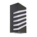outdoor wall luminaire GRUMIUM SQUARE CCT II square, CCT Switch, switchable IP54, dark grey 