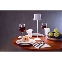 Lampe de table à accu BUNDLE CANIS lot de 1, avec chargeur IP65, mat, bleu cobalt gradable