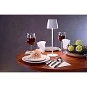 Deko-Light Lampe de table à accu BUNDLE CANIS lot de 1, avec chargeur IP65, gris foncé, mat gradable