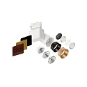 Deko-Light Projecteur triphasé NIHAL MINI adaptateur triphasé inclus IP20, blanche gradable