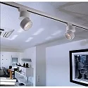Deko-Light Projecteur triphasé UNI II TILT adaptateur triphasé inclus, conducteur inclus, pivotant à la cardan IP20, blanche gradable