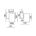 Deko-Light LED 3-phase spot NIHAL, 30W 3000K 2450lm 33°, dimmable, silver