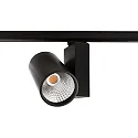 Deko-Light Projecteur triphasé AARON IP20, noir mat