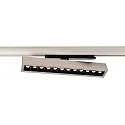 Projecteur triphasé ALNITAK IP20, argent, transparent