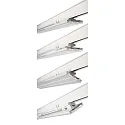 Deko-Light Luminaire triphasé LINEAR PRO TILT IP20, blanc trafic 