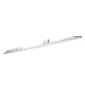 Luminaire triphasé LINEAR PRO TILT IP20, blanc trafic 