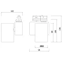 Deko-Light 1-phase spot NIHAL MINI current constant IP20, white dimmable