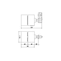 Deko-Light 1-phase spot UNI II MINI TILT incl. 1-phase adapter, incl. driver, cardanic swivelling IP20, white dimmable
