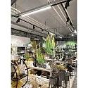 Luminaire triphasé LINEAR PRO 60 contrôlable par DALI, multipower IP20, blanc trafic gradable
