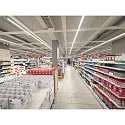 Luminaire triphasé LINEAR PRO 120 contrôlable par DALI, CCT Switch, multipower IP20, blanc trafic gradable