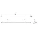 Deko-Light Système d'éclairage en continu SANOTRUNK UNIVERSAL contrôlable par DALI IP40, blanche gradable