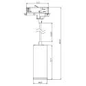 Luminaire suspendu triphasé LUCEA 10 CCT contrôlable par DALI IP20